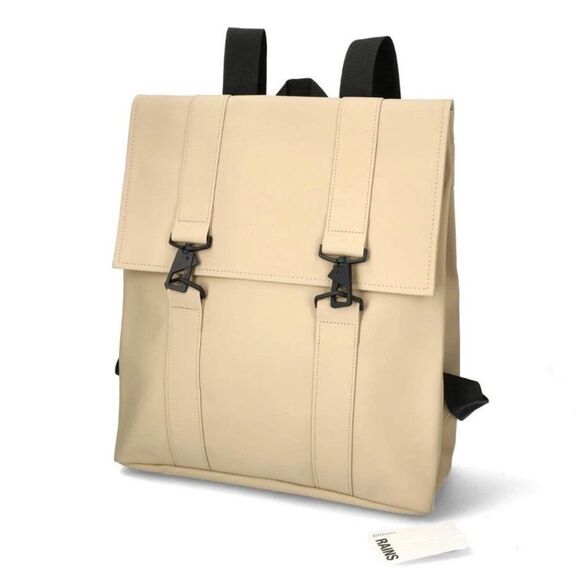 RAINS Unisex MSN Mini Backpack 13300 Sand Waterproof Mini Pack New main image 13